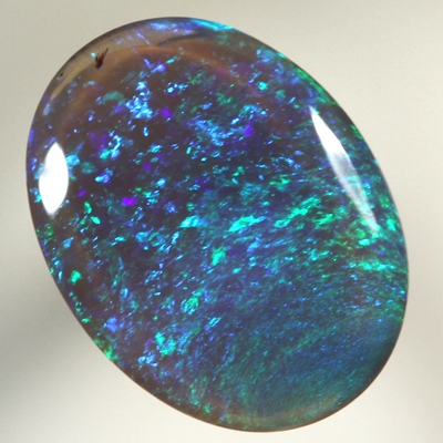 SOLID BLACK CRYSTAL OPAL Bright Floral Harlequin pattern